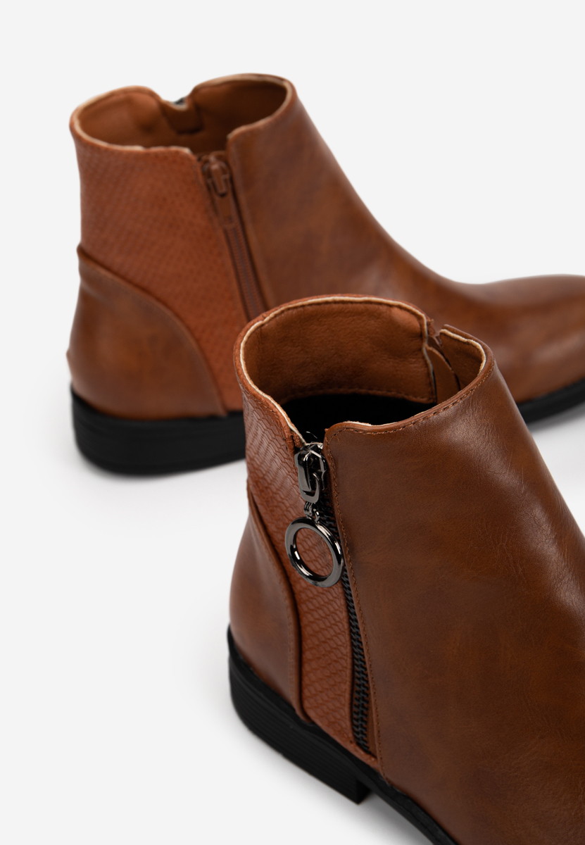 Boots femme chameau Derena