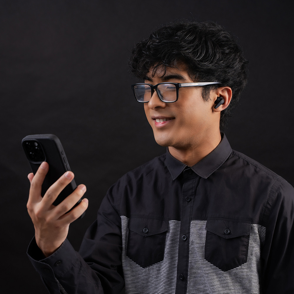 Go Pods ANC Bluetooth 5.4 In-Ear TWS Kopfhörer Headset IP55   Ladecase (IEUEBGOPODSRBLK124) - Schwarz