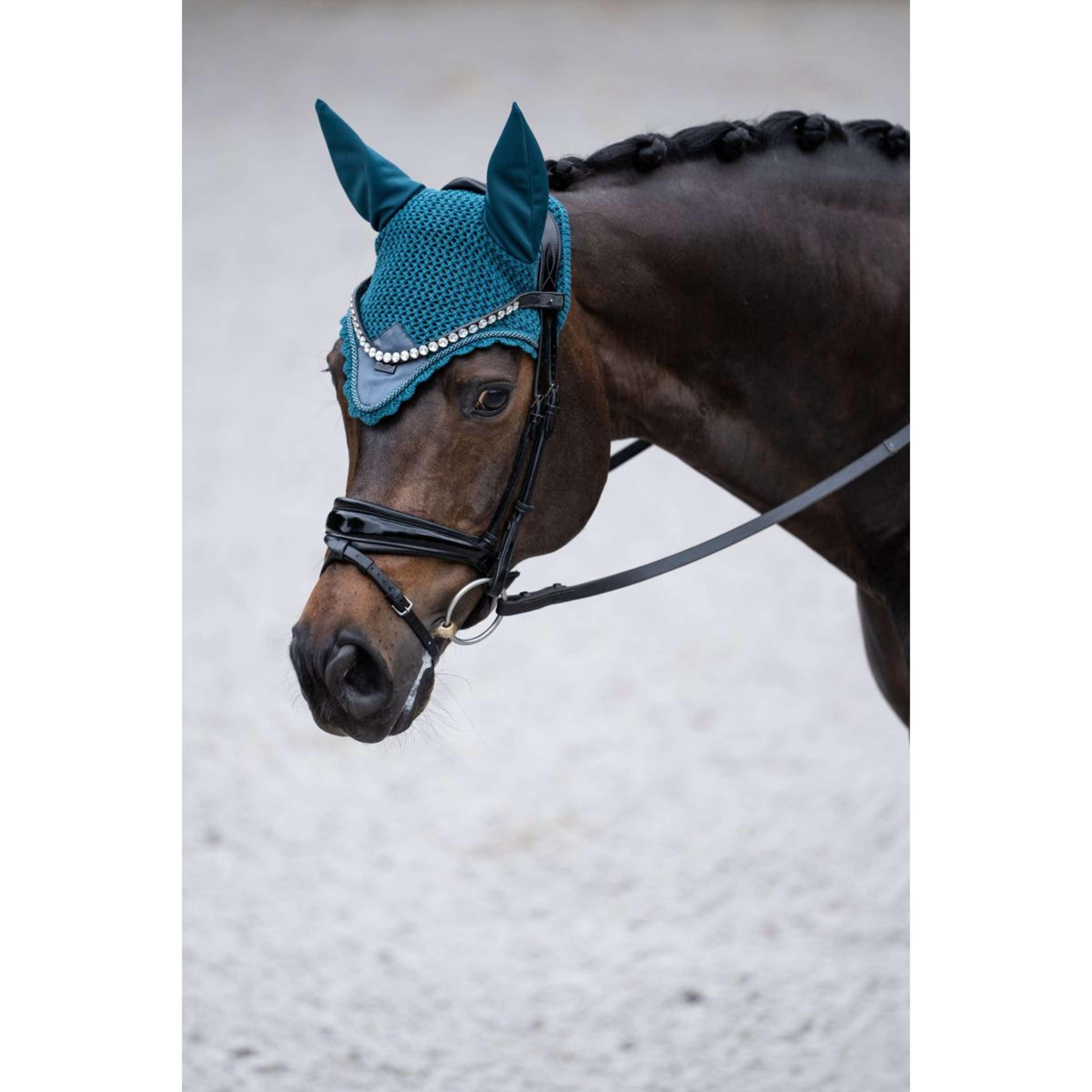 Equestrian Stockholm Oornetje Modern Teal Blue