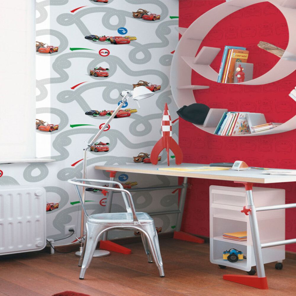 TAPET GRAHAM & BROWN DISNEY CARS RACETRACK