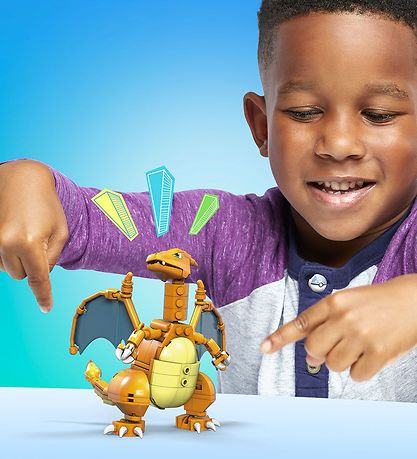 MEGA Pokemonfigur - Pok?mon Construx Charizard - 222 Dele