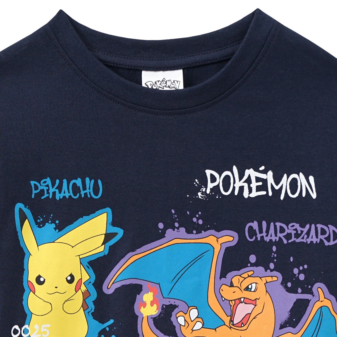 Topolino Pokémon Langarmshirt im Lagen-Look dunkelblau