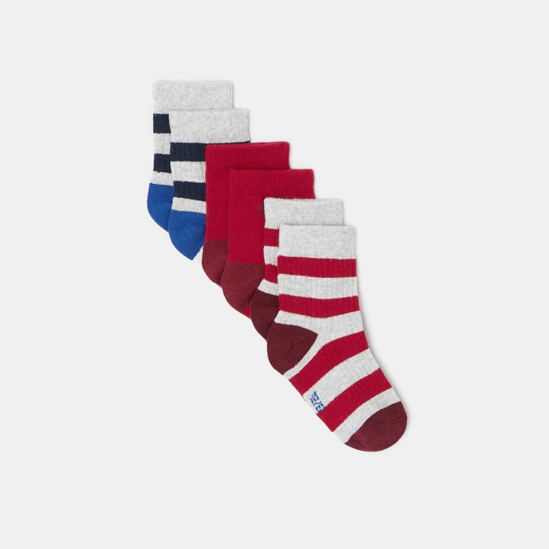 Chaussettes pour bébé (lot de 3 paires) bleues Absorba Bleu