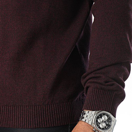 Pull Basic Knit Bordeaux
