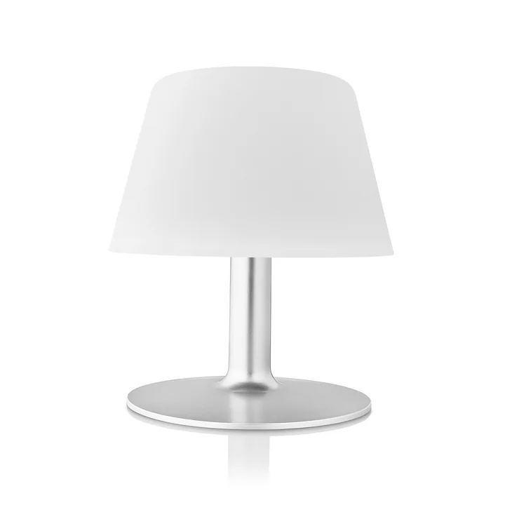 Eva Solo - SunLight Lounge Garten-Tischleuchte mit Kunststoffschirm, Ø 21 x H 24,4 cm, weiss