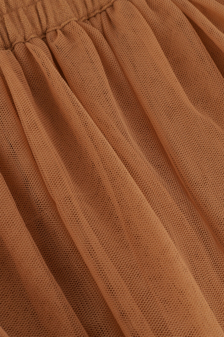 BAJE STUDIO camel baje studio minirok tule skirt