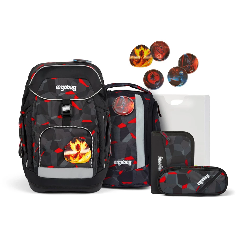 Ergobag Maxi - Schulrucksack Set 6tlg. Modell 2024 TaekBärdo