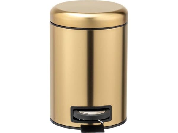 Wenko pedalavfallsbeholder 3L gull (50764)