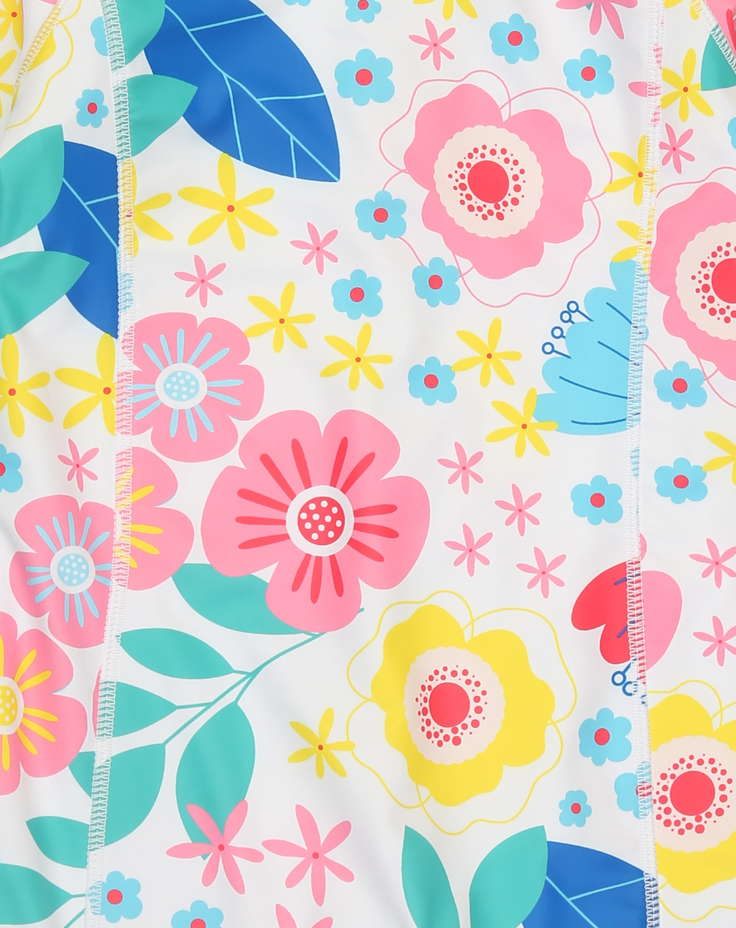 Schwimmanzug FLOWER POWER in bunt