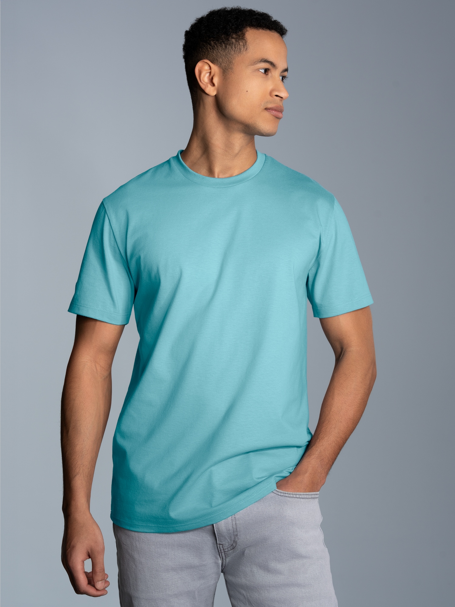 T-Shirt aus 100% Biobaumwolle Mint-C2C