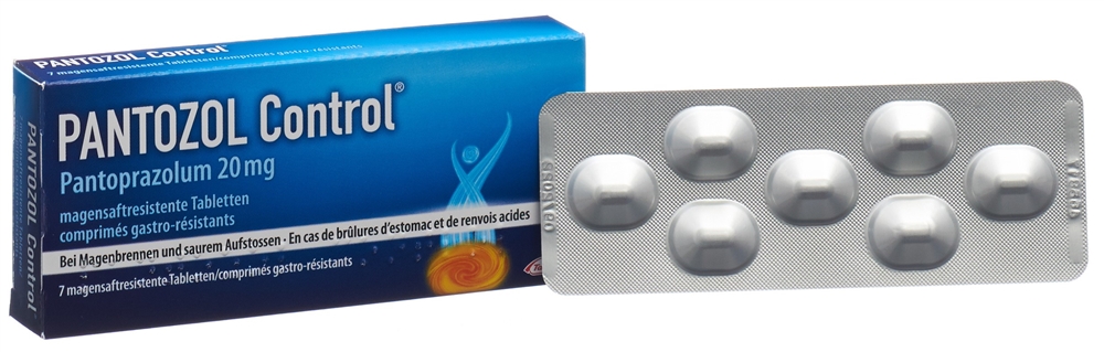 PANTOZOL Control Filmtabl 20 mg Blist 7 Stk