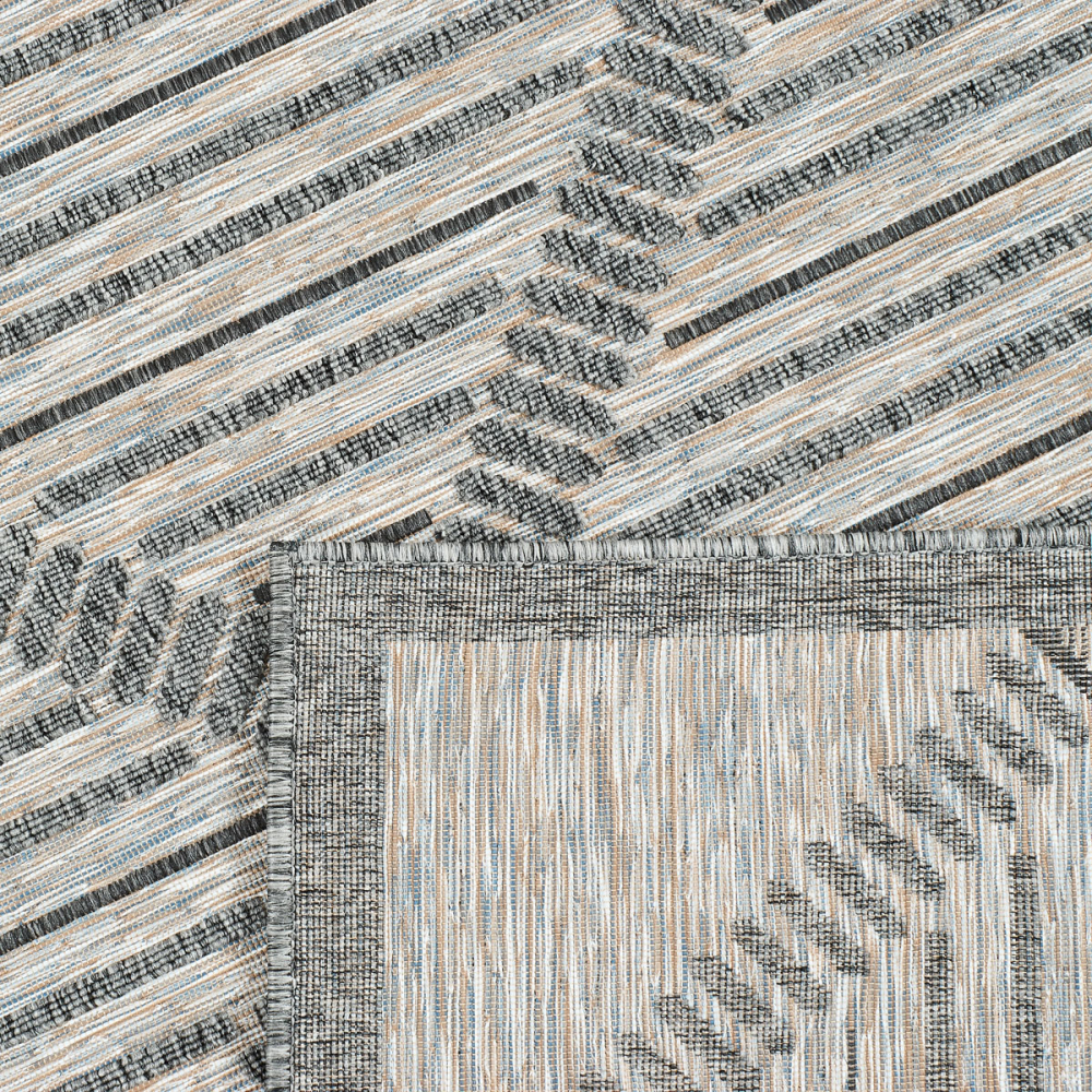 Tapis intérieur extérieur gris acapulco 1672 160 x 230 cm