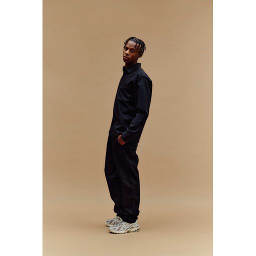 Solid Matty Skjorte, Black, XL