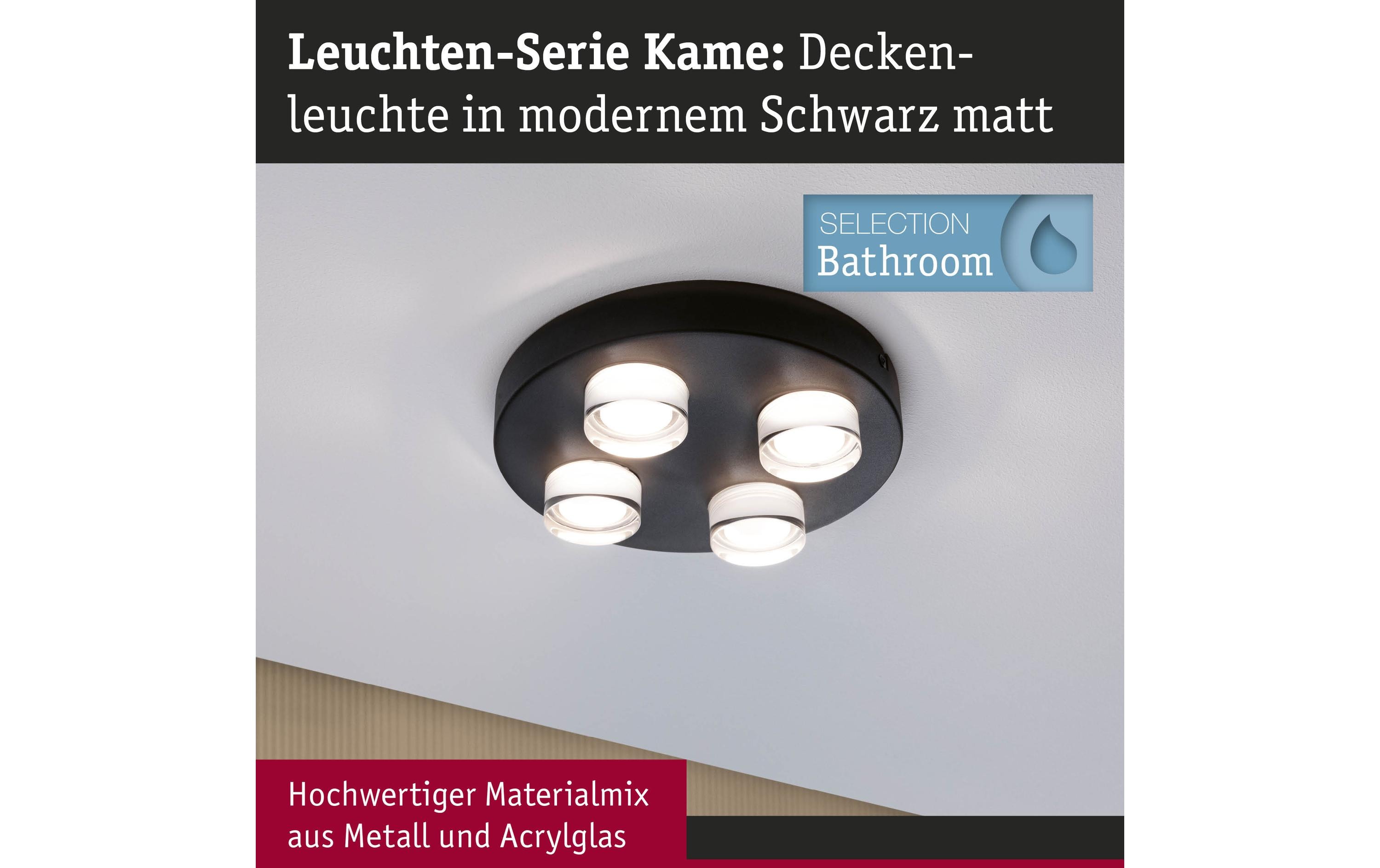 Badezimmerleuchte KameElegante Badezimmerleuchte
