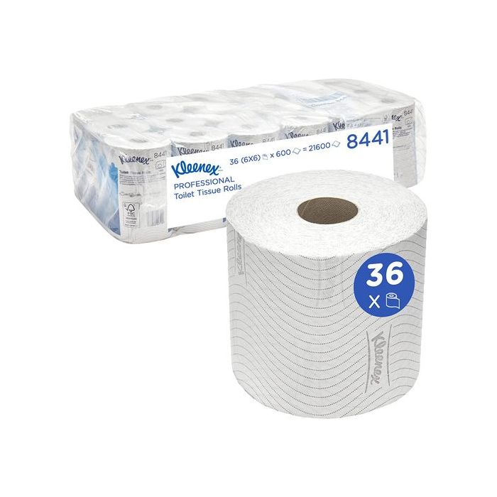 Kleenex 8441 toiletpapier 2-laags Standaard 36 rollen (8441)