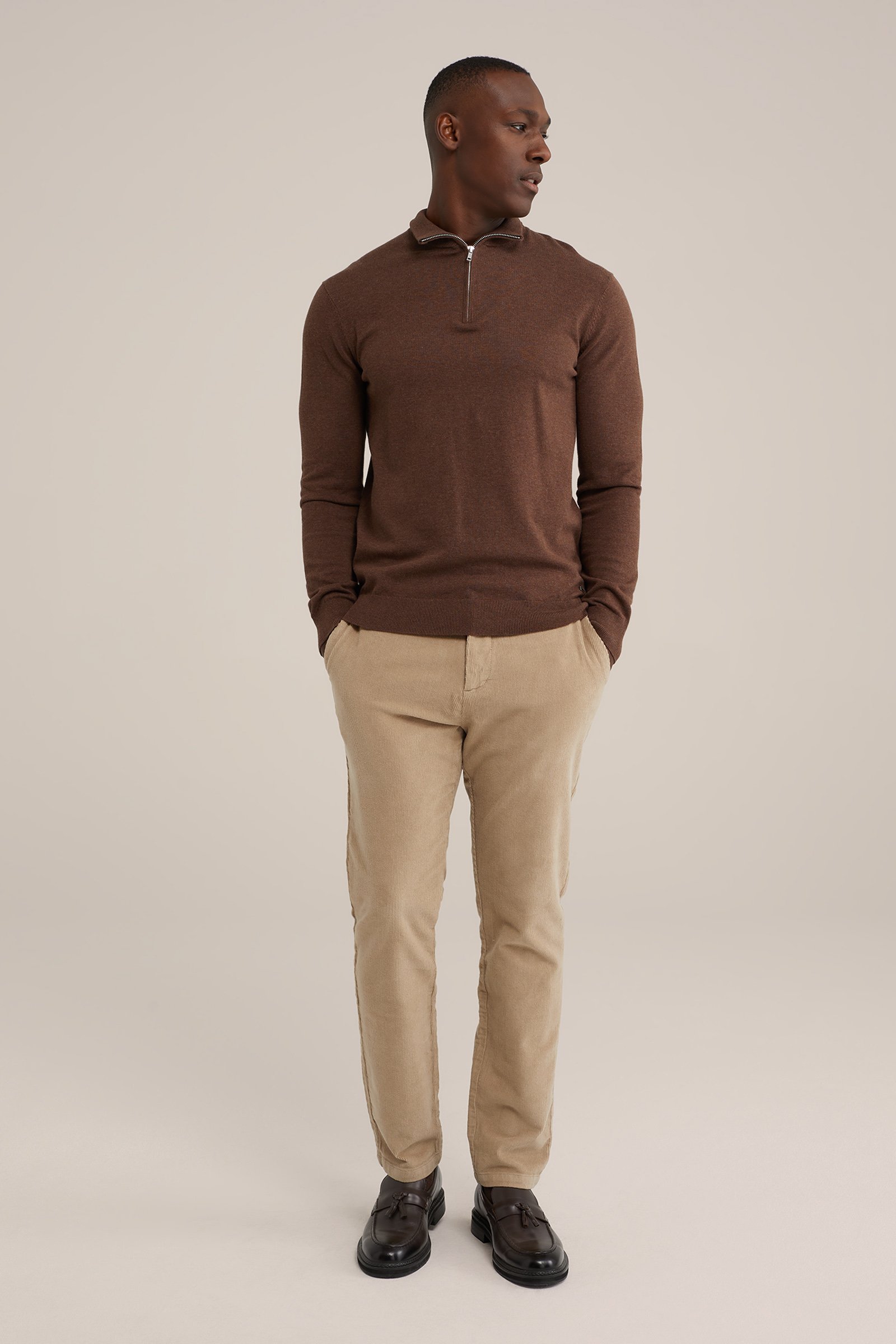 slim fit chino van corduroy Fundamentals Beige