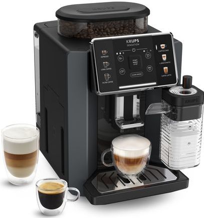 Krups - Ea912B Sensation Milk M90 - Volautomatische Espressomachine - Zwart
