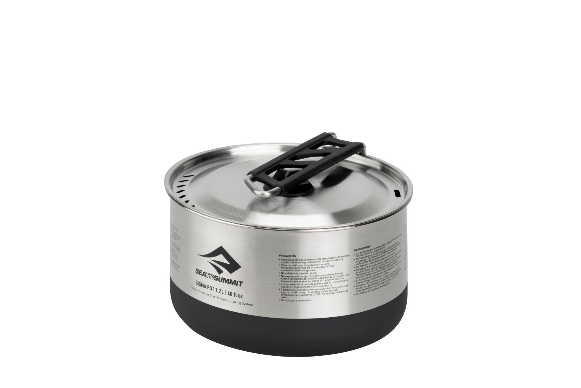 Sea to Summit Sigma Pot Edelstahl Kochtopf 1,2 Liter