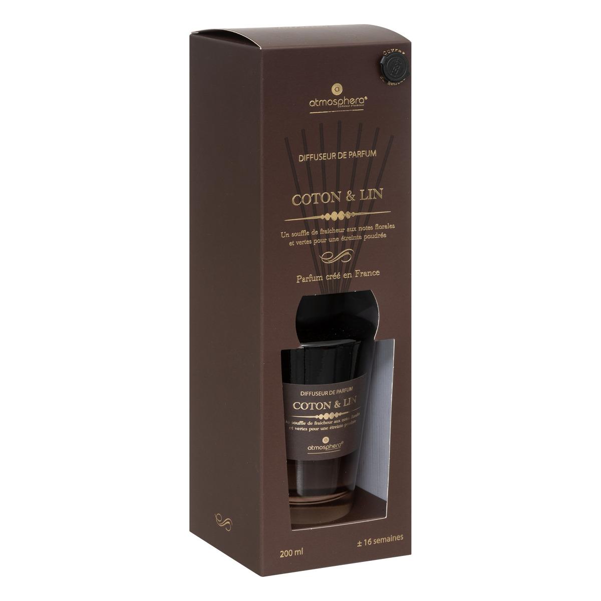 DIFFUSEUR VERRE ALMA COTON 200ML