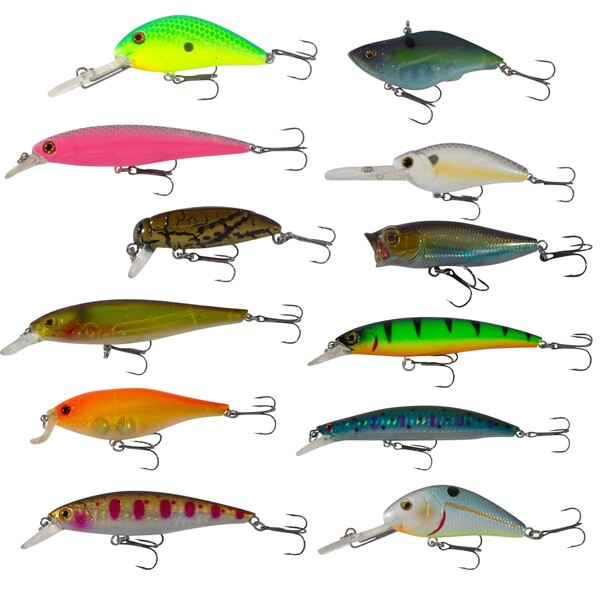 Ensemble de leurres durs Catchgear Hard Lure Set (12 pcs)