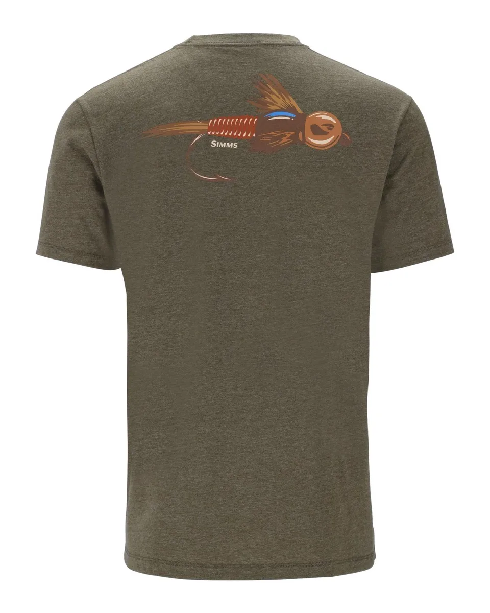 Simms Let It Fly T-Shirt Military Heather
