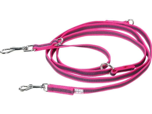 Julius-K9 K9 C&G line,pink/grå,14mm/2,2m,max 30kg