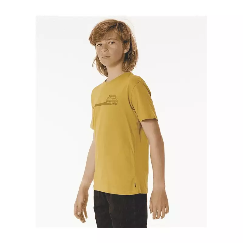 Teeshirt junior RIPCURL Search Trip Tee-Boy Mustard 12