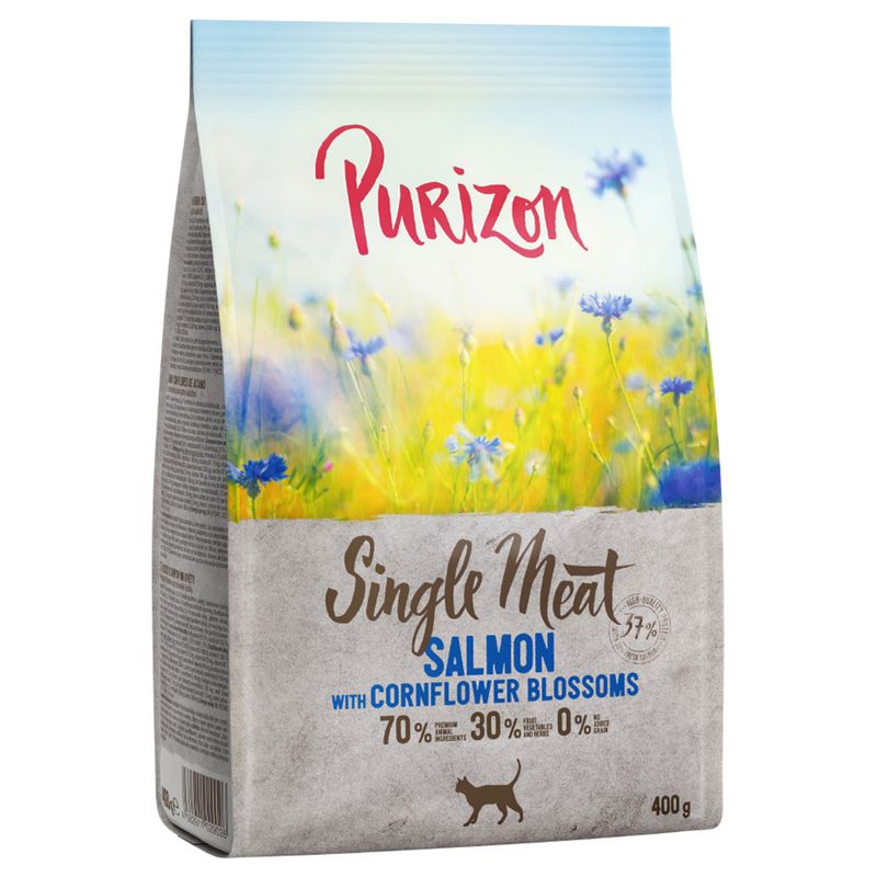 Purizon Single Meat saumon, fleurs de bleuet