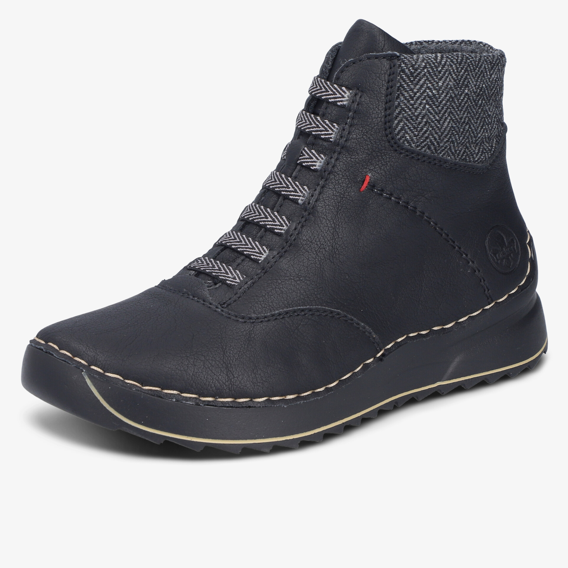 rieker Damen Stiefeletten schwarz