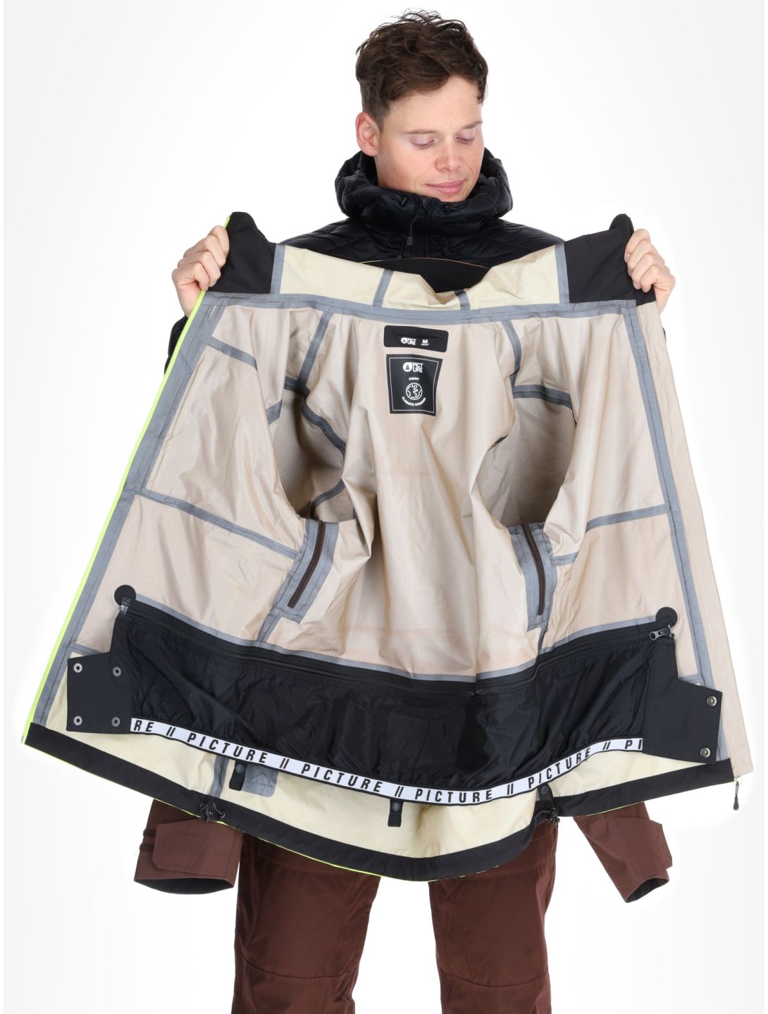 Broader 3L hardshell ski-jas heren