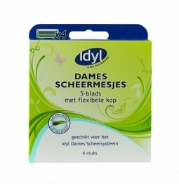 Idyl Scheermesjes dames navul 4 stuks
