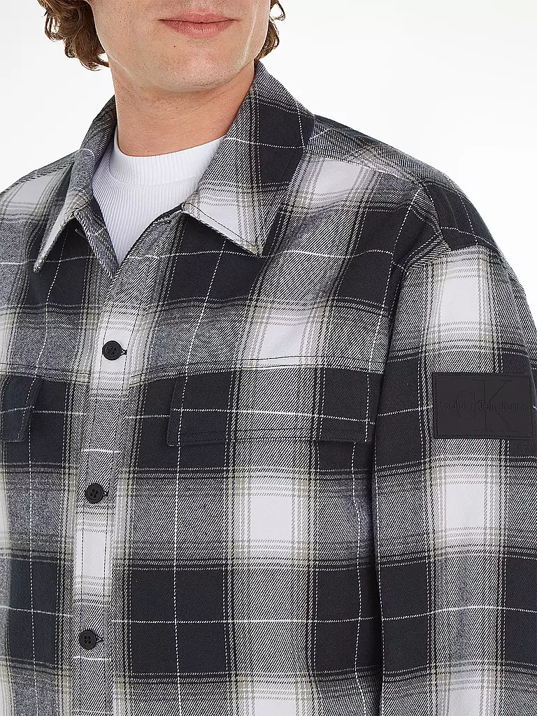 CALVIN KLEIN JEANS Overshirt schwarz