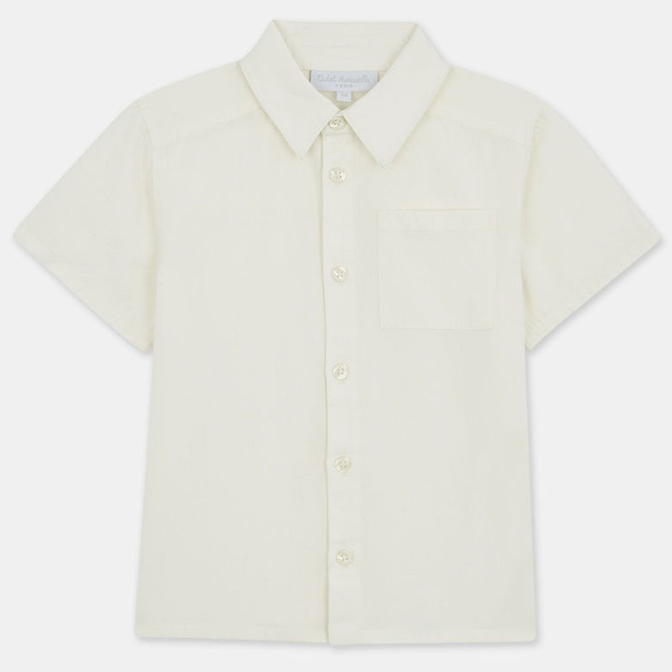Cadet Rousselle Chemise Urbin en Coton et Lin mélangés blanche