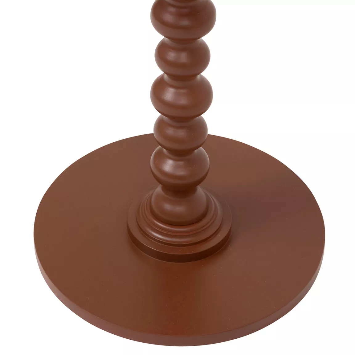 Table à café ronde en bois (H50 cm) Alix Terracotta