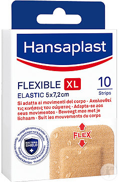 Hansaplast Elastic Flexible XL Sparadraps 10 Pièces