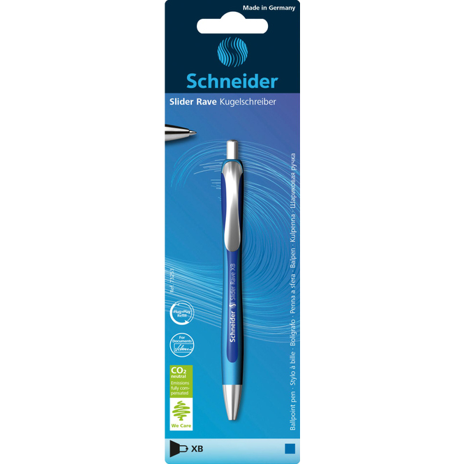 Kugelschreiber - Slider Rave XB - blau