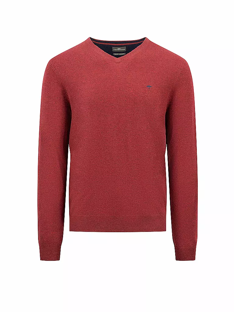 FYNCH HATTON Pullover dunkelrot