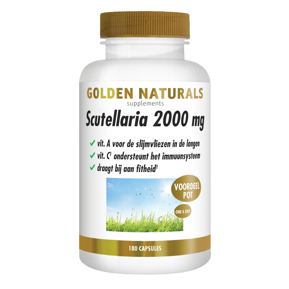 Golden Naturals Scutellaria 2000mg180 vegacapsules