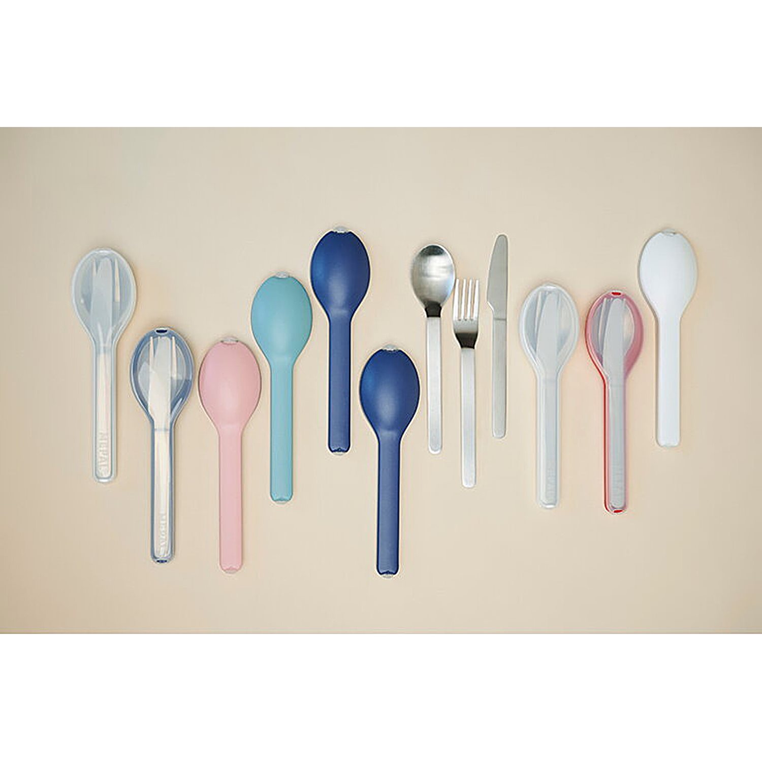 Mepal Ellipse Cutlery 3-Pieces nordic blue