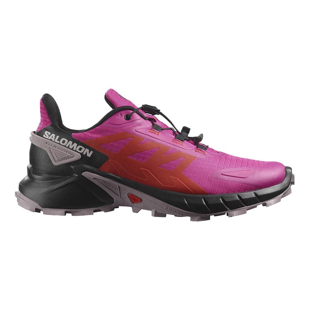 Salomon SUPERCROSS 4 - Chaussures trail Femme very berry