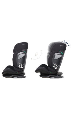 Beemoo Recline i-Size Beltestol, Black Mesh