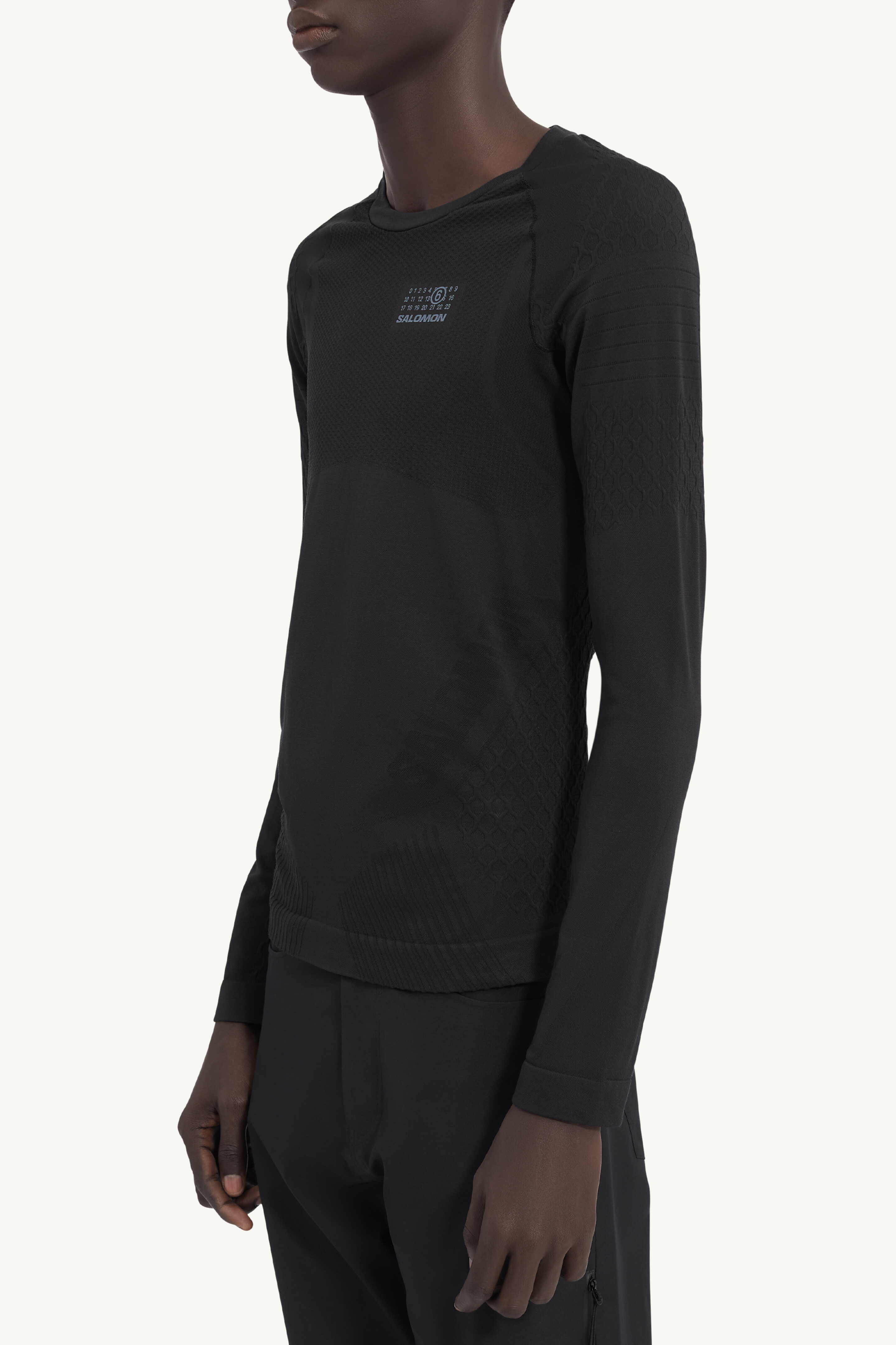 Black Jersey Top MM6 x Salomon | MM6