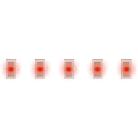 FALLER - 5 SMD-LEDs, rot