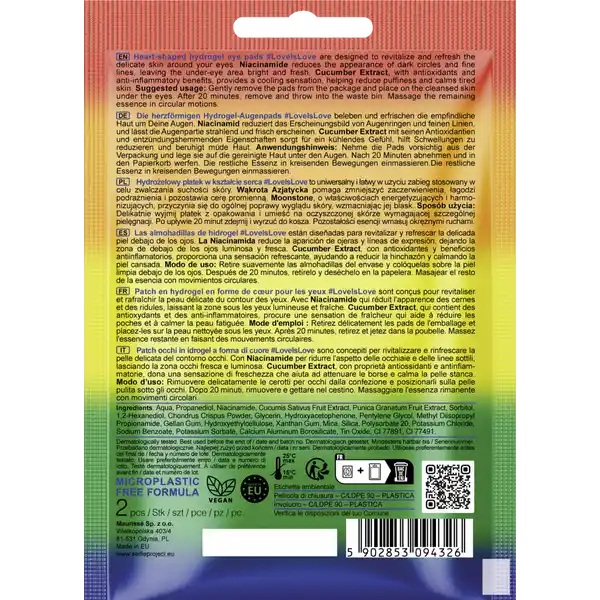Hydrogel Eye Pads #LoveIsLove