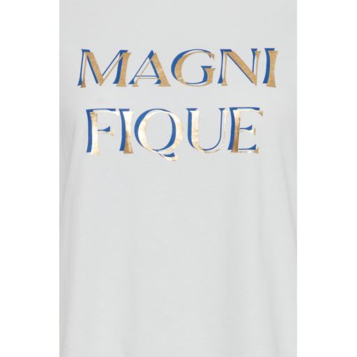 Fransa Riley T-shirt, Blanc de Blanc Mix, M