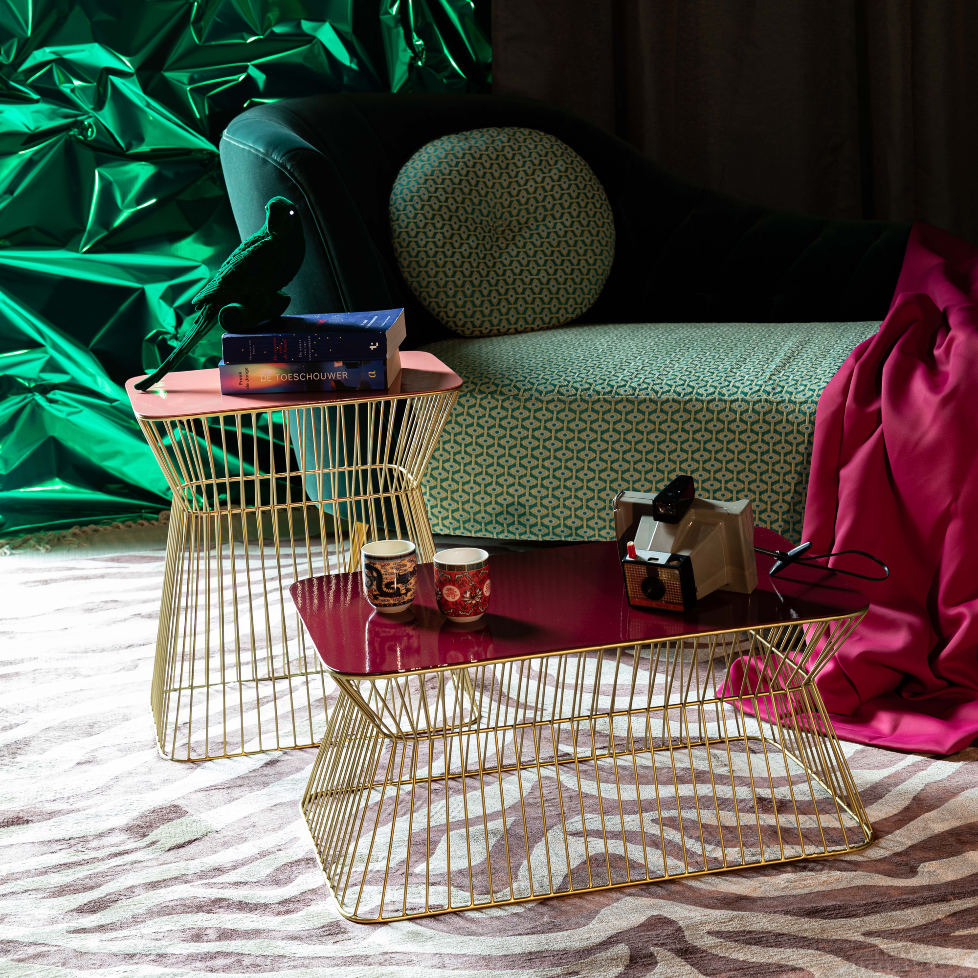 Bold Monkey bijzettafel No Offence Oudroze