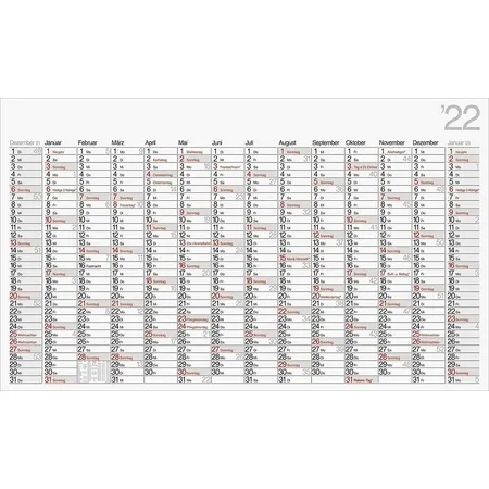 rido/idé Wandkalender 