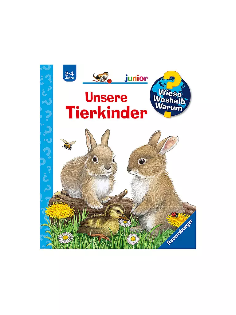 RAVENSBURGER Buch - Wieso Weshalb Warum Junior  - Unsere Tierkinder Band 15 keine Farbe