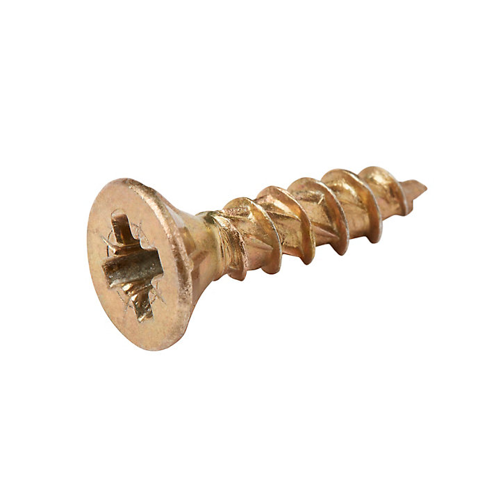 Vis à bois Turbodrive Premium pozidriv zinguée jaune 4x16 mm - 20 pièces