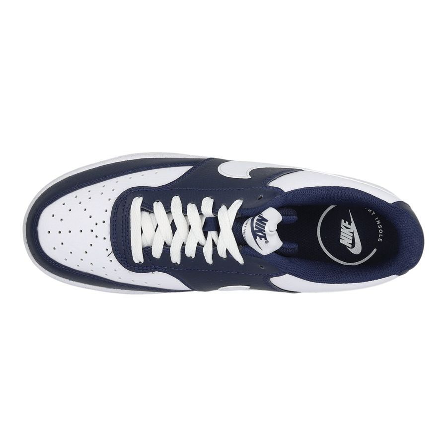 Nike Chaussures Court Vision Low - Bleu Marine/Blanc